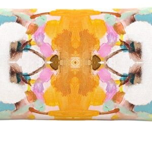 Laura Park - “Orange Crush” Lumbar Pillow